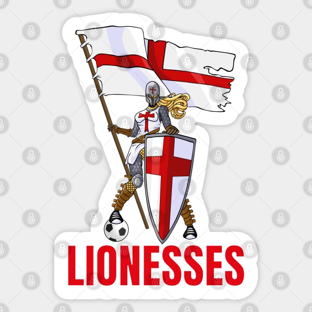 England lionesses Ready for Battle Sticker by Ashley-Bee